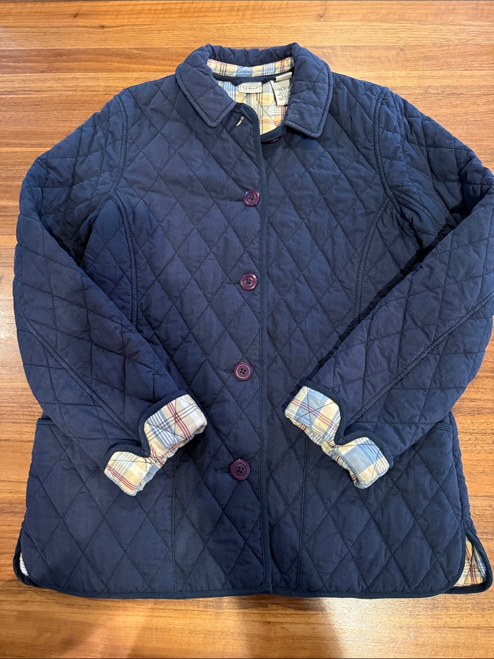 L.L.Bean Quilted Riding Jacket sz S reg